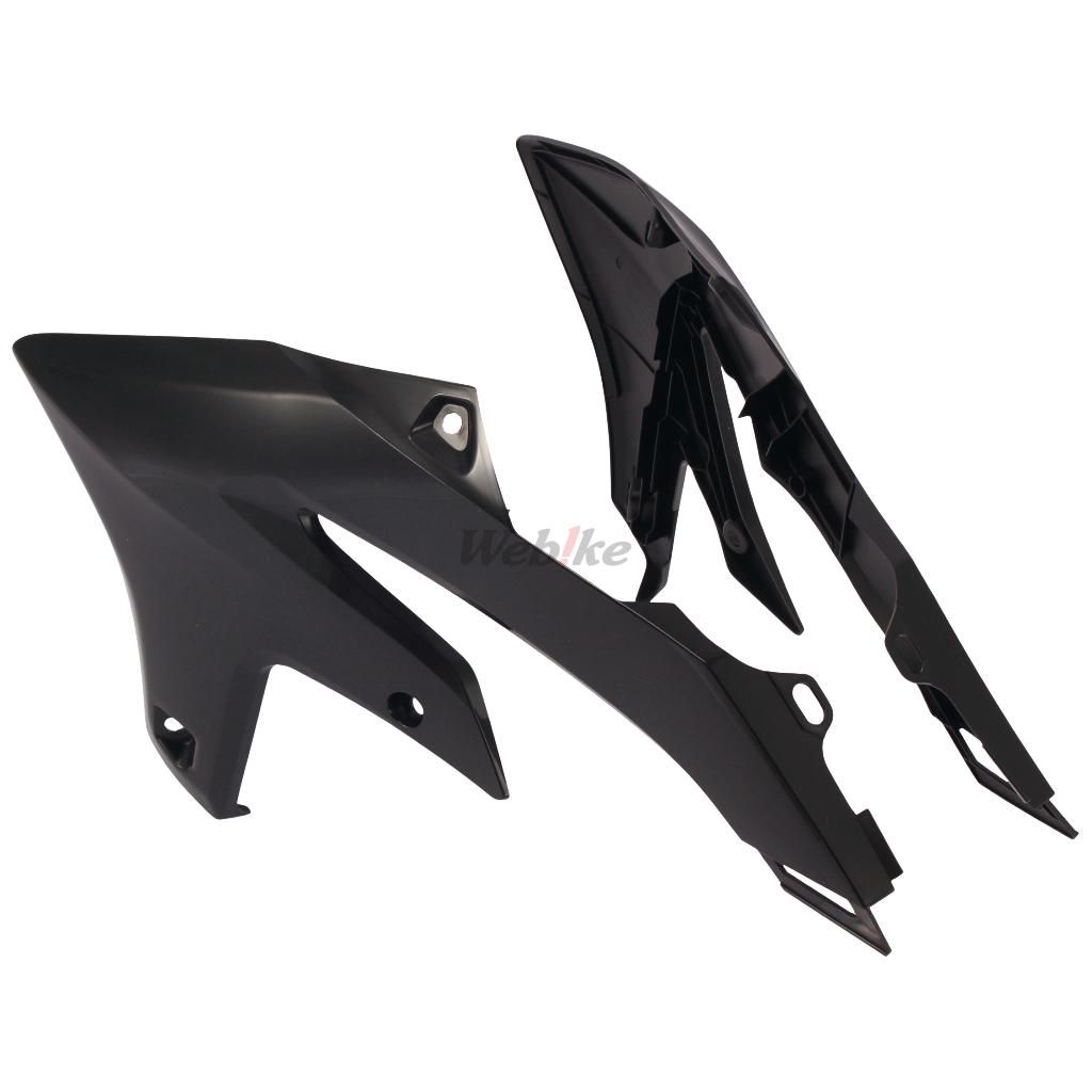 RADIATOR SCOOPS, BLACK