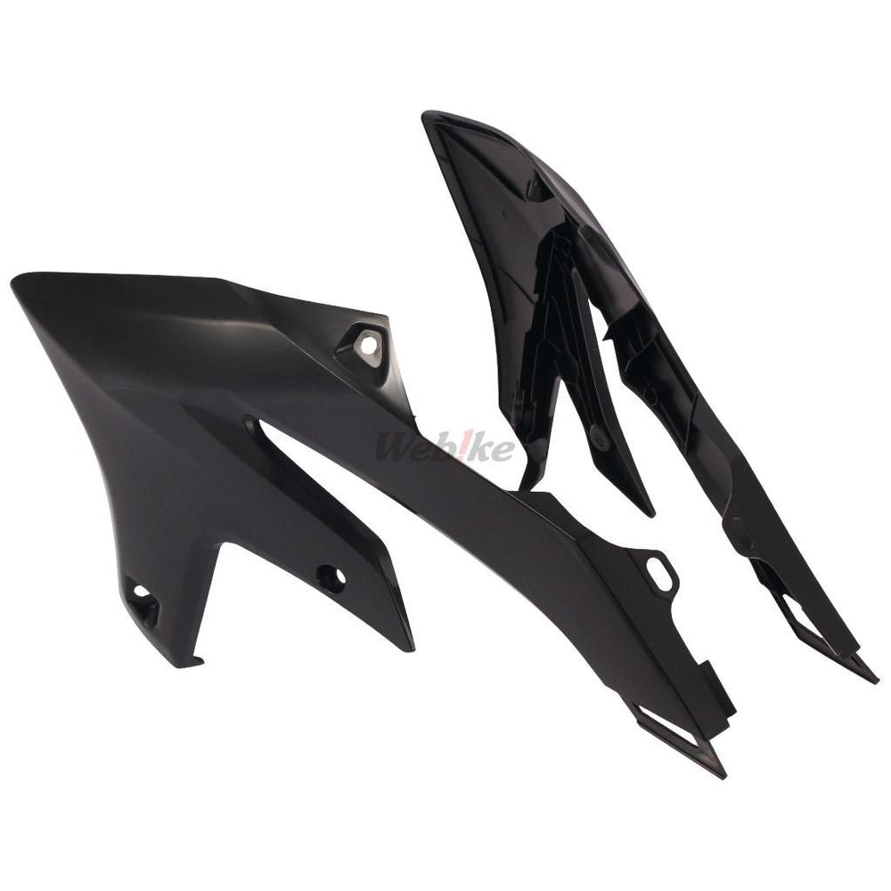 RADIATOR SCOOPS, BLACK