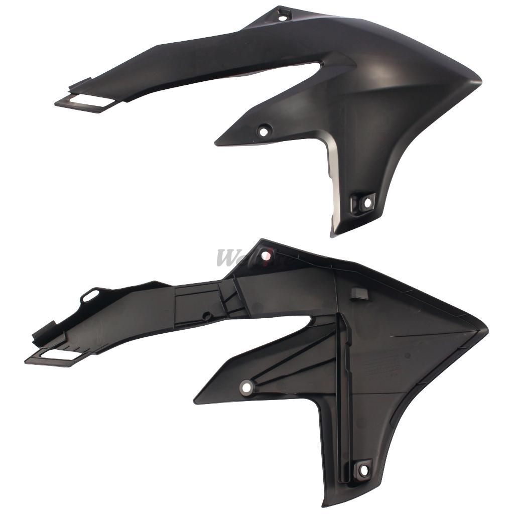 RADIATOR SCOOPS, BLACK