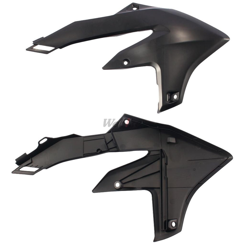 RADIATOR SCOOPS, BLACK