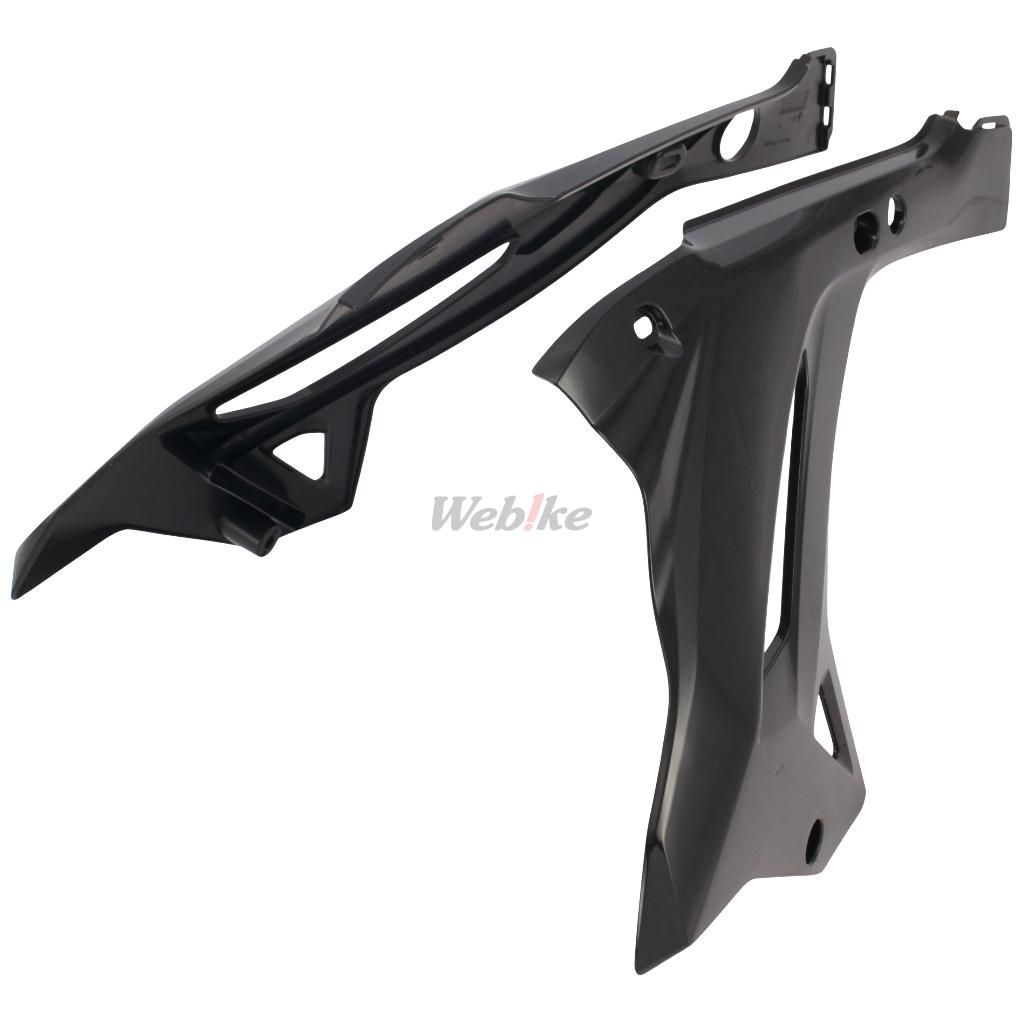 RADIATOR SCOOPS, BLACK