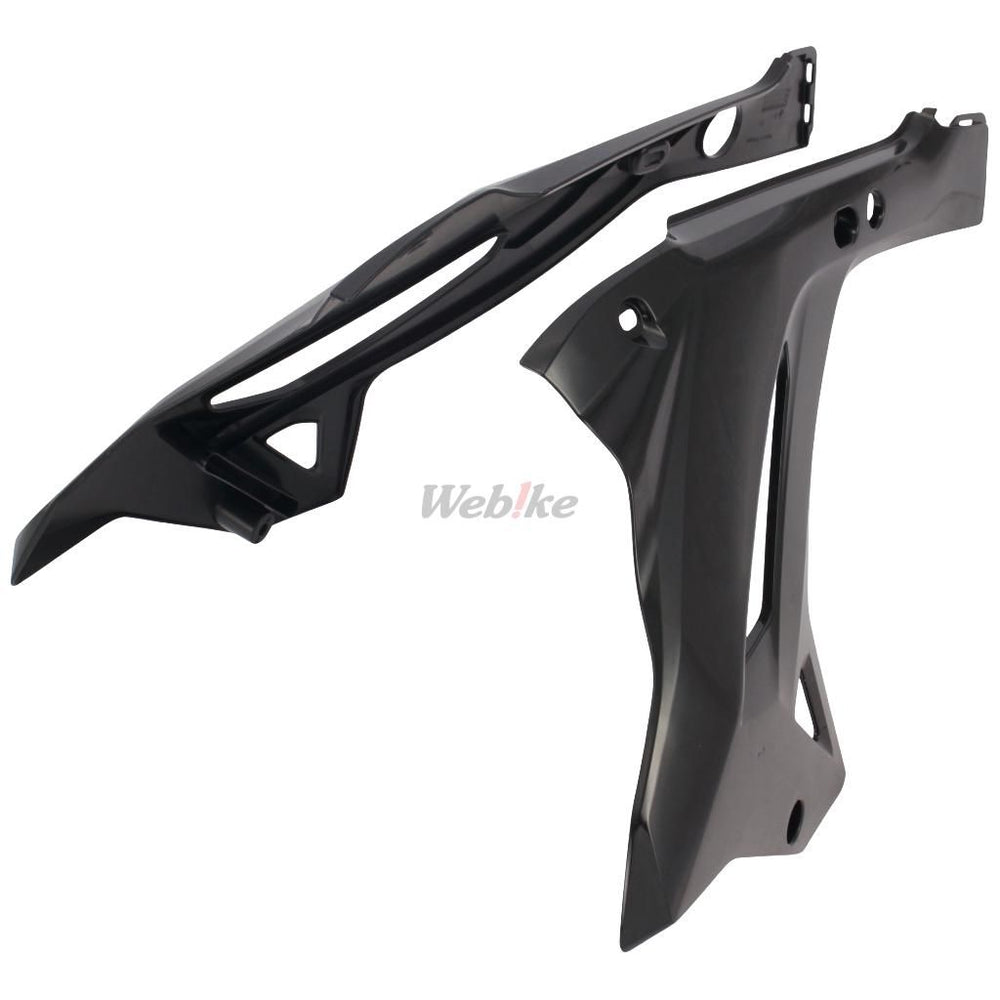 RADIATOR SCOOPS, BLACK