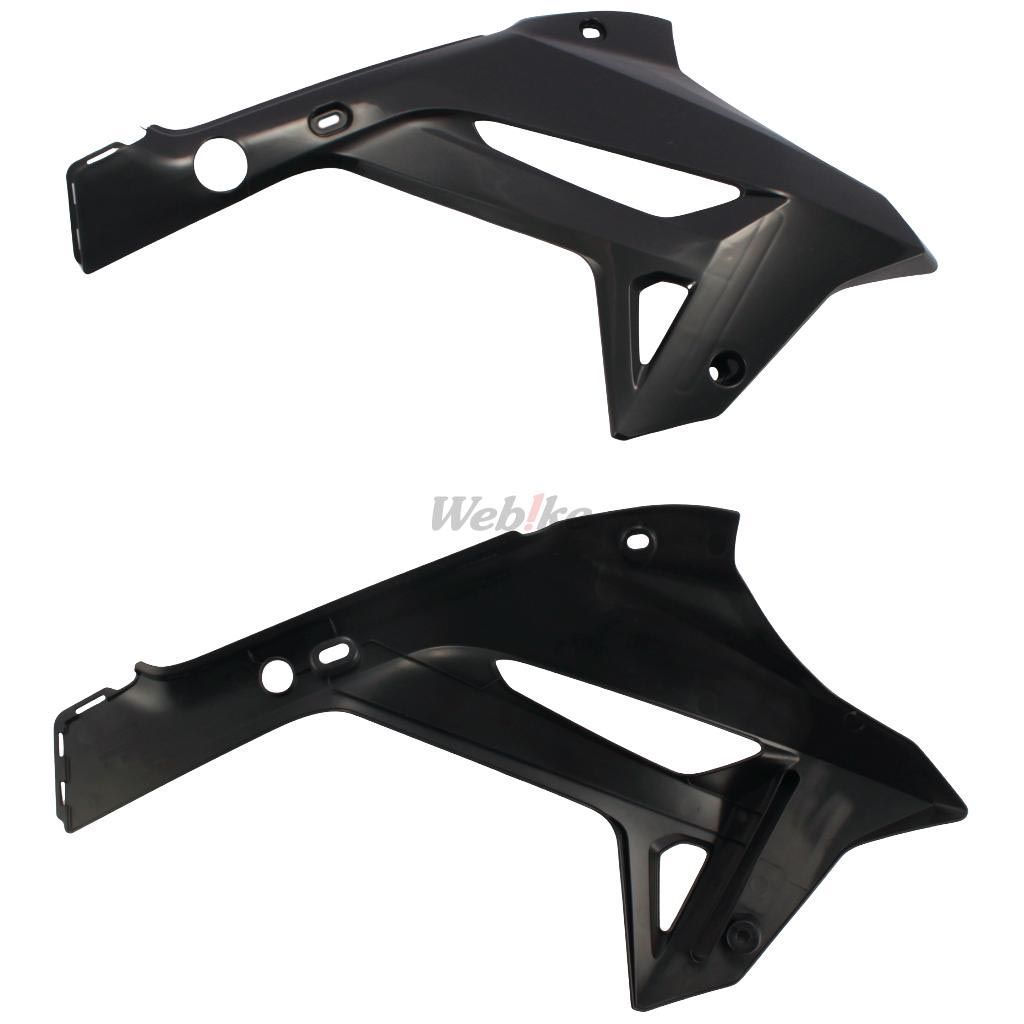 RADIATOR SCOOPS, BLACK