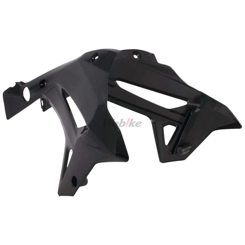 RADIATOR SCOOPS, BLACK