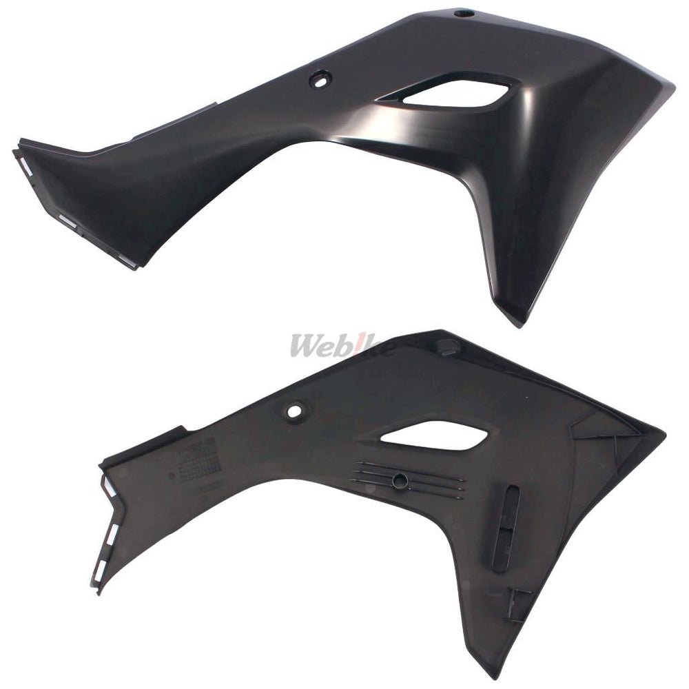RADIATOR SCOOPS, BLACK