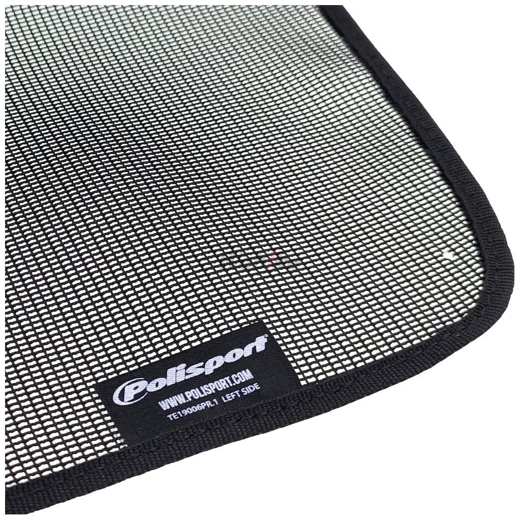Radiator louvers Mesh, BLACK