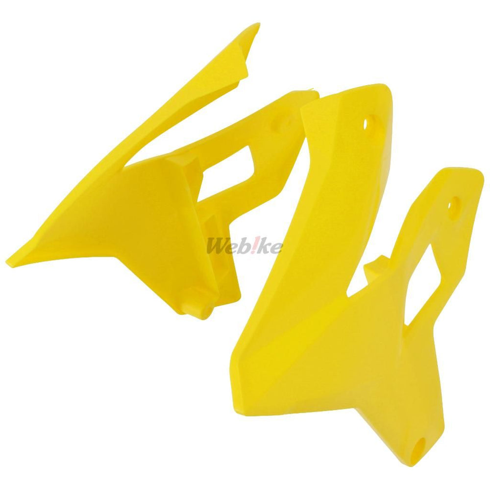 RADIATOR SCOOPS, YELLOW