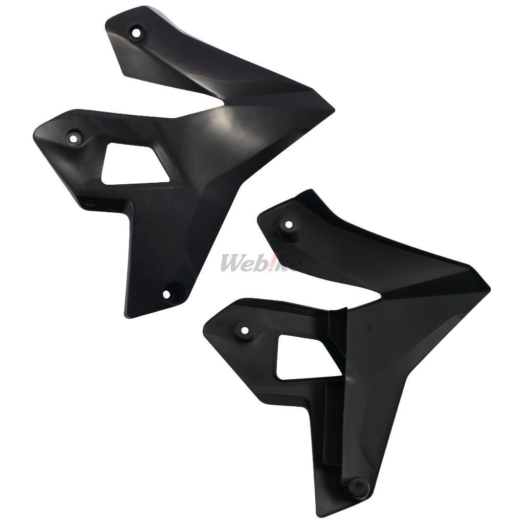 RADIATOR SCOOPS, BLACK