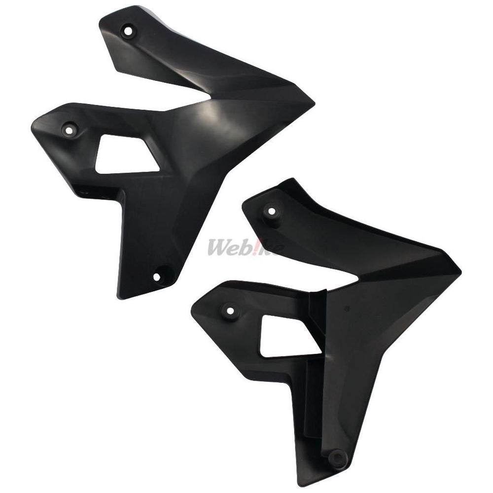 RADIATOR SCOOPS, BLACK