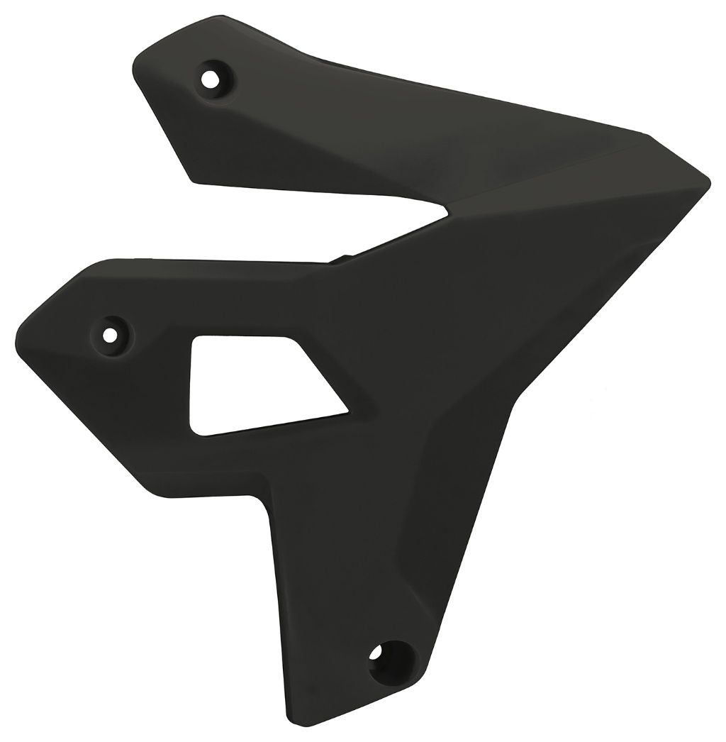 RADIATOR SCOOPS, BLACK