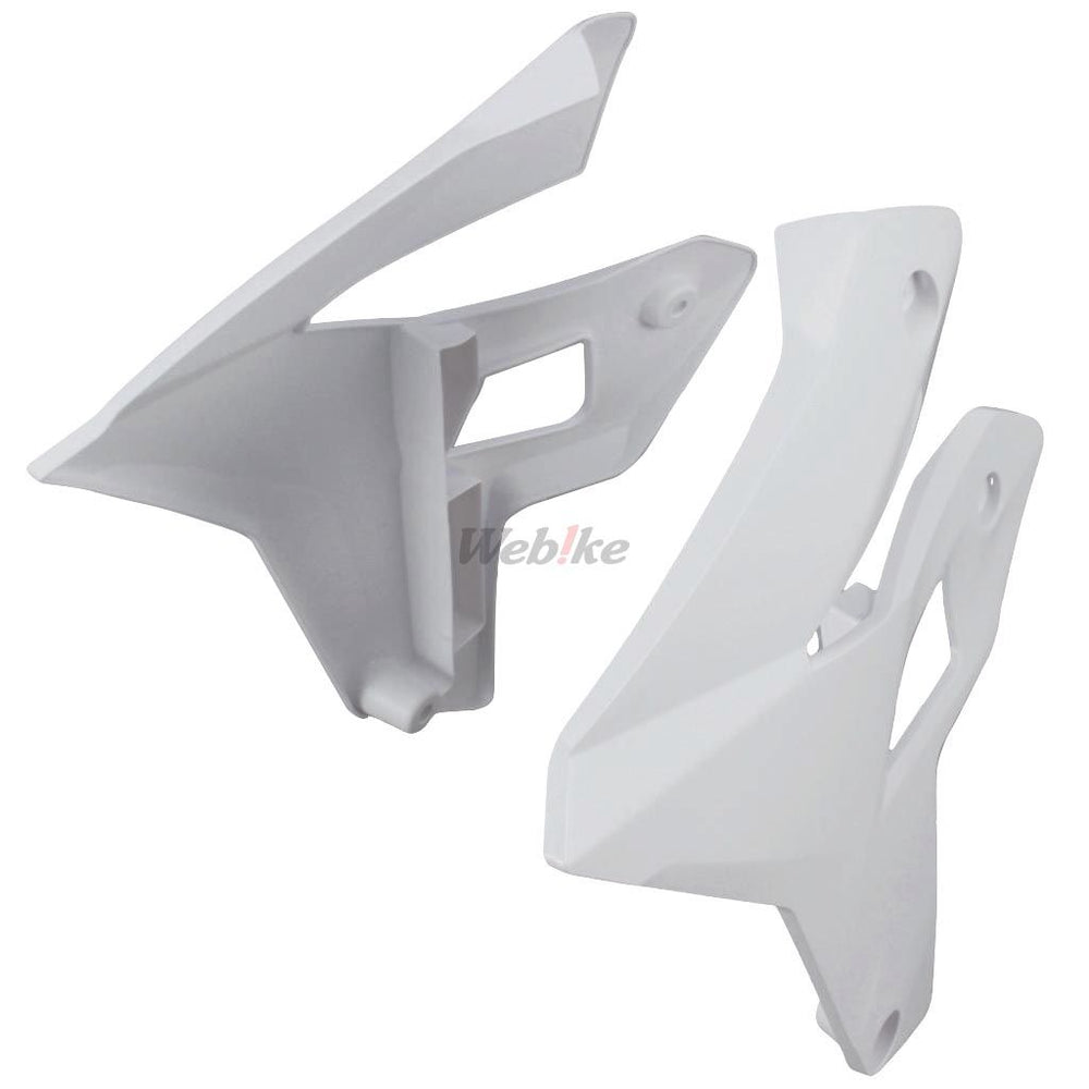 RADIATOR SCOOPS, WHITE