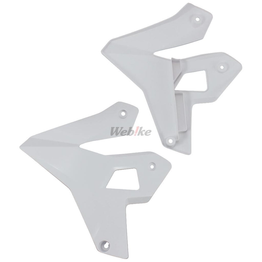 RADIATOR SCOOPS, WHITE