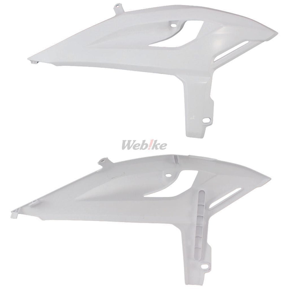 RADIATOR SCOOPS, WHITE