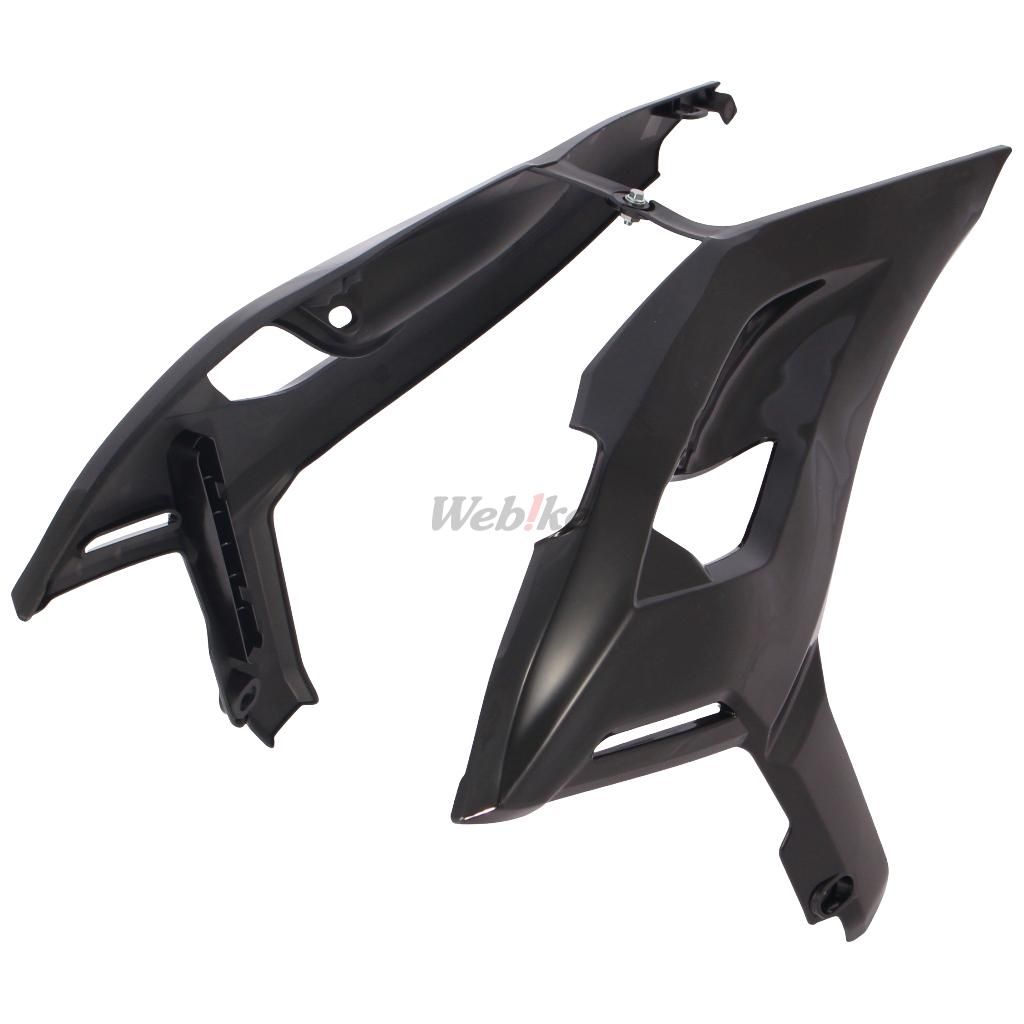 RADIATOR SCOOPS, BLACK