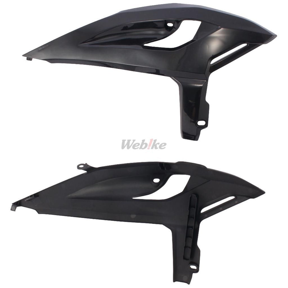 RADIATOR SCOOPS, BLACK