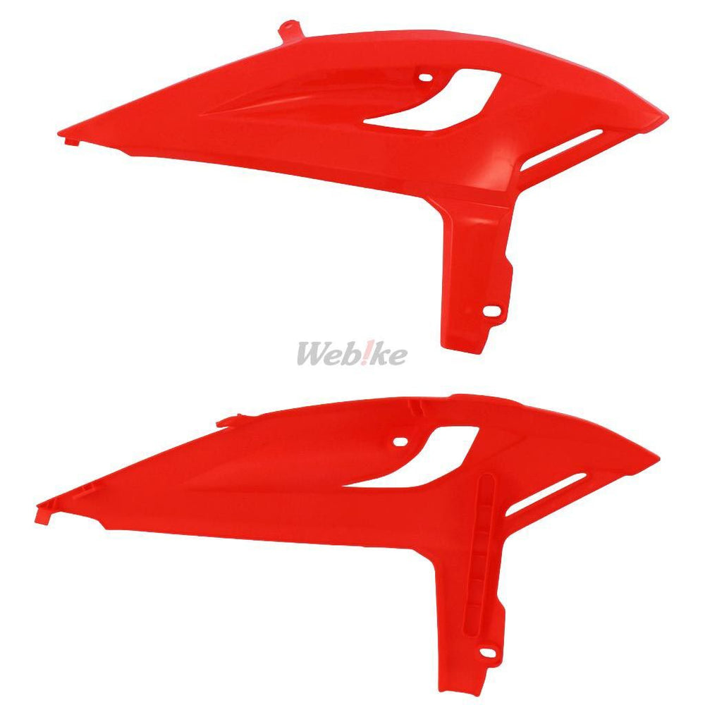 RADIATOR SCOOPS, RED