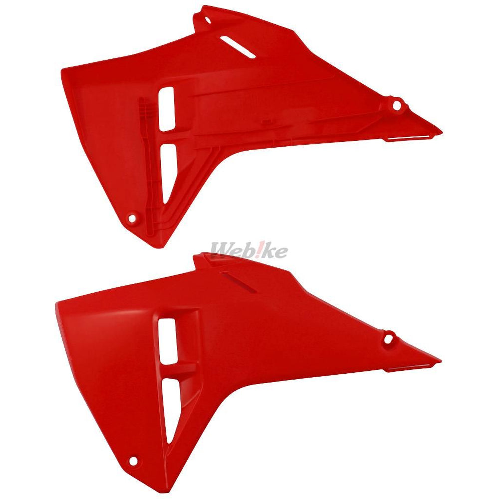 RADIATOR SCOOPS, RED