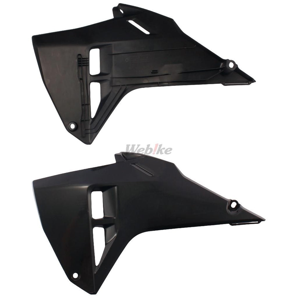 RADIATOR SCOOPS, BLACK