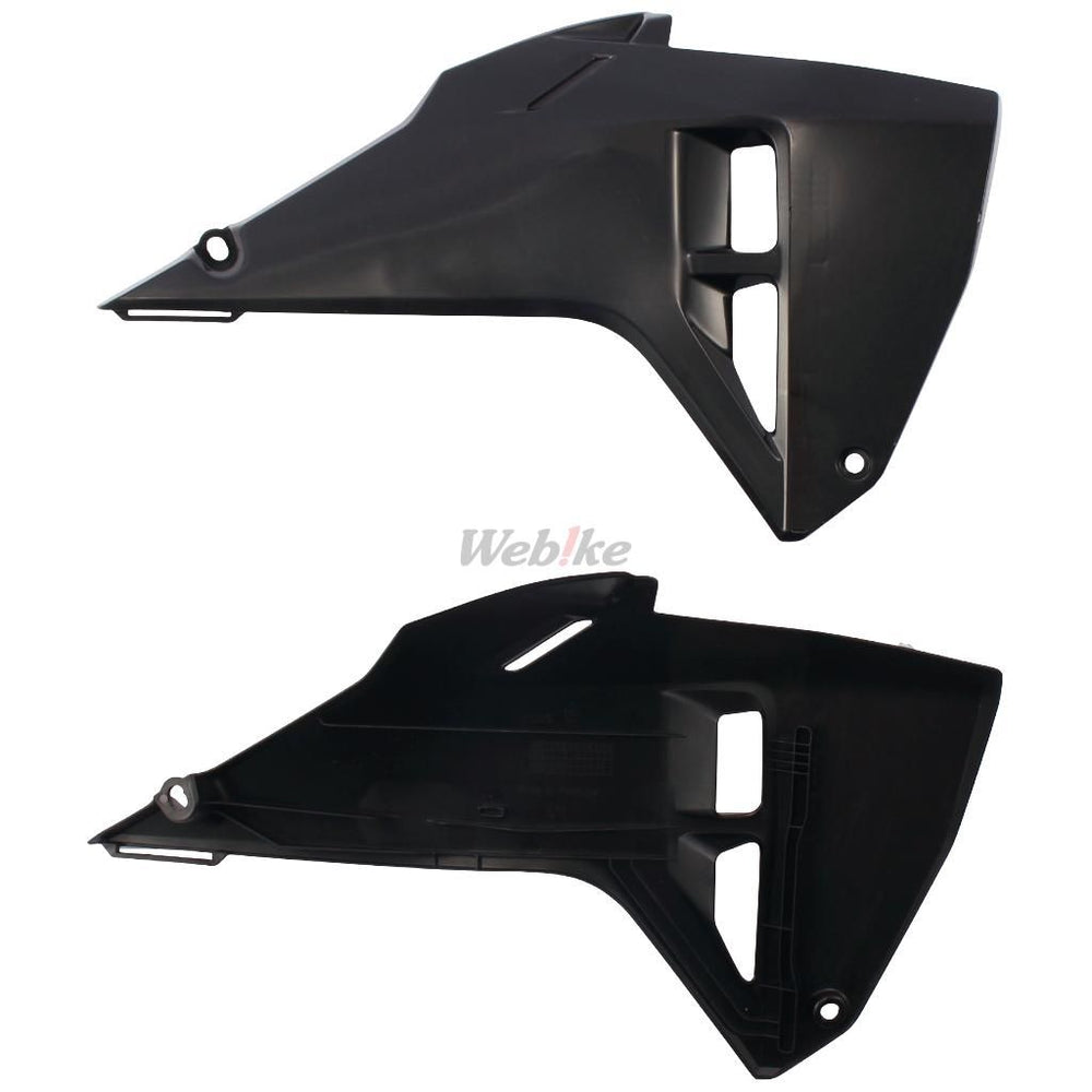 RADIATOR SCOOPS, BLACK
