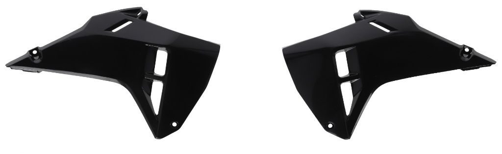 RADIATOR SCOOPS, BLACK