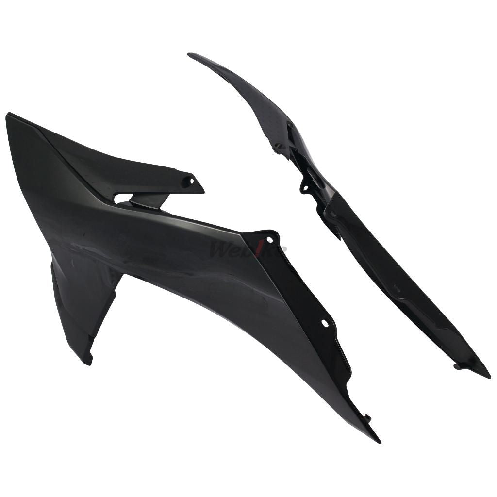 RADIATOR SCOOPS, BLACK/BLACK