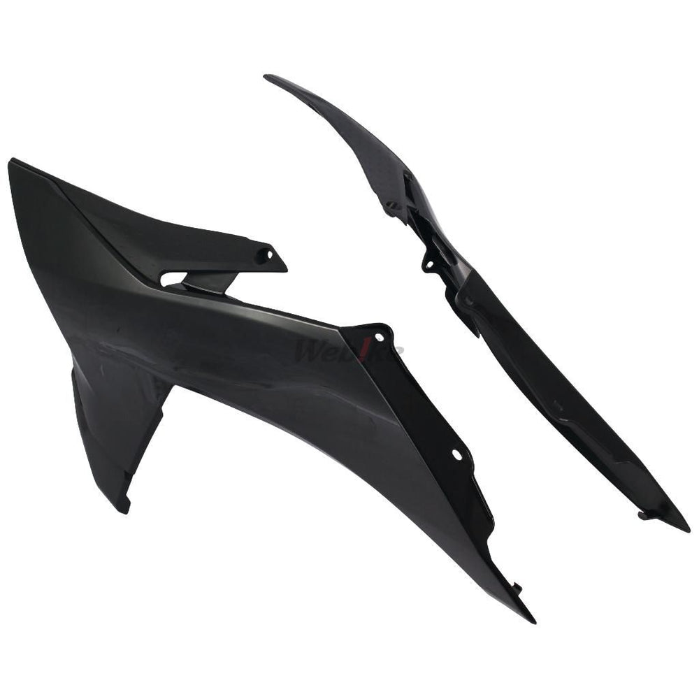 RADIATOR SCOOPS, BLACK/BLACK