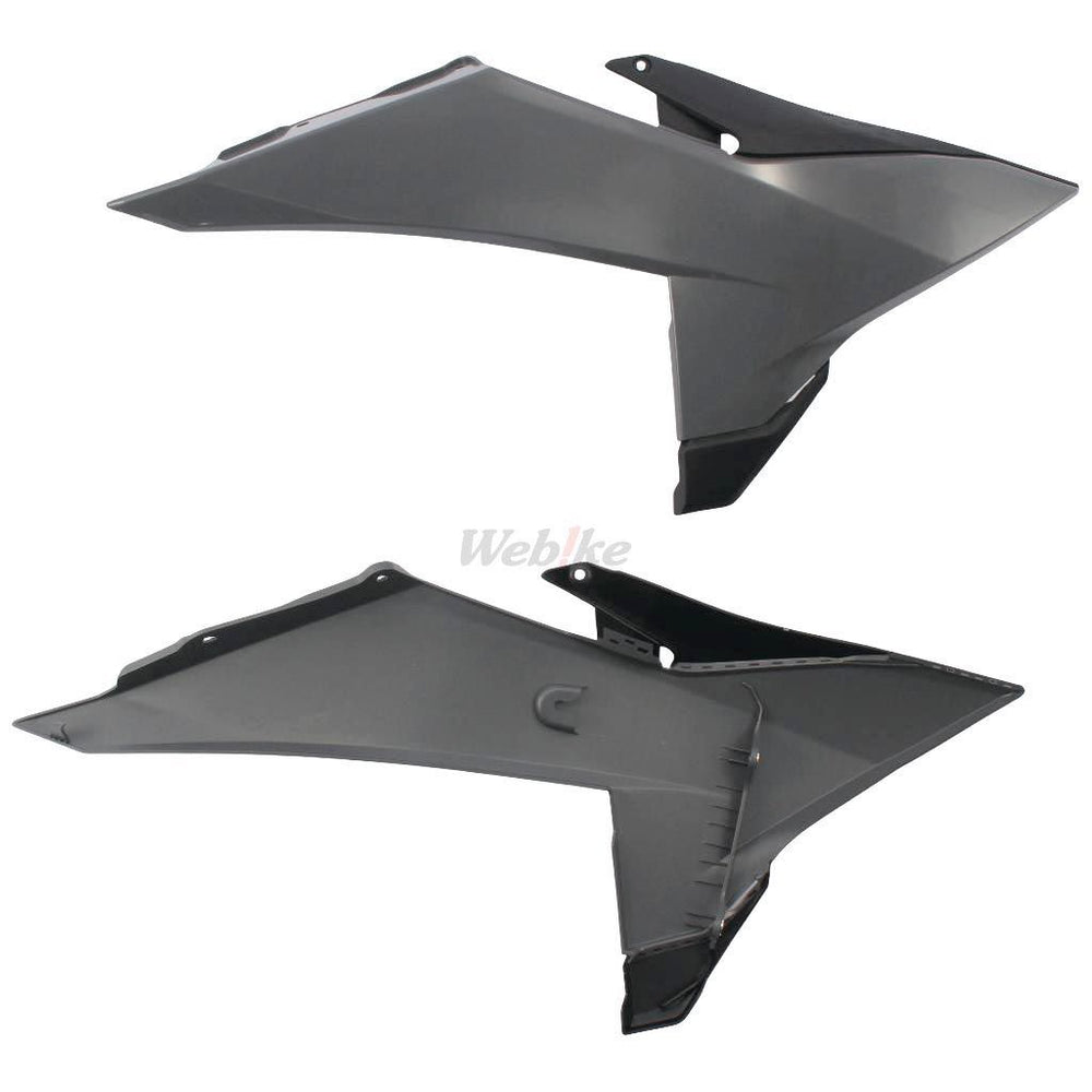 RADIATOR SCOOPS, NARDO GREY/BLACK