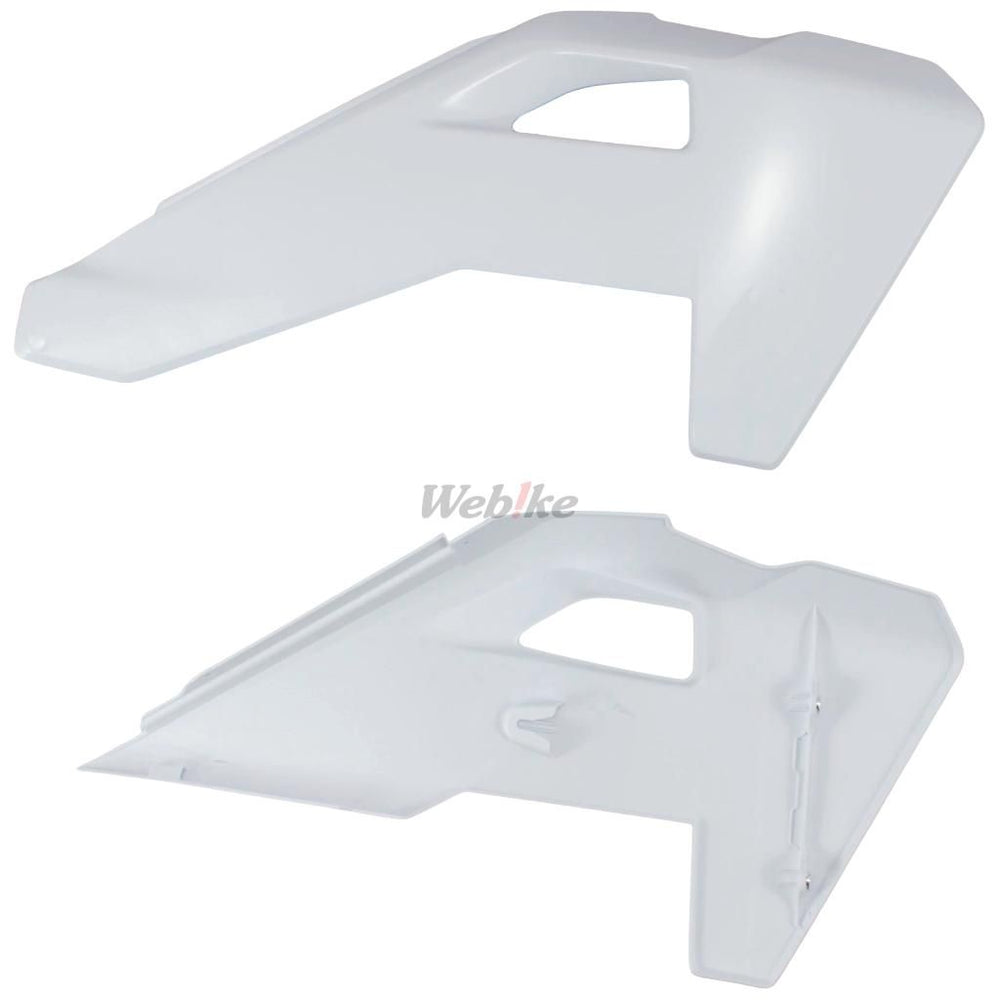 RADIATOR SCOOPS, WHITE