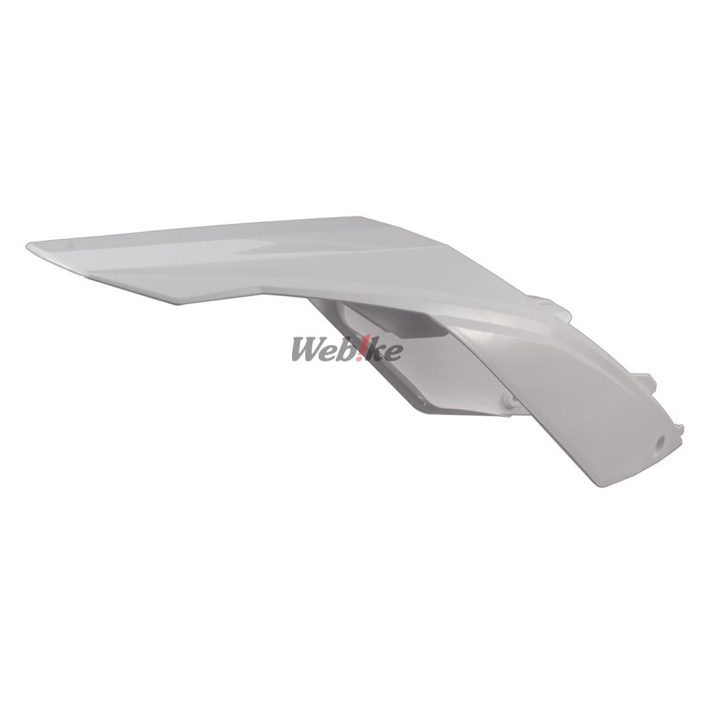 POLISPORT REAR FENDER W/SIDE PANELS WHITE | 8550800004