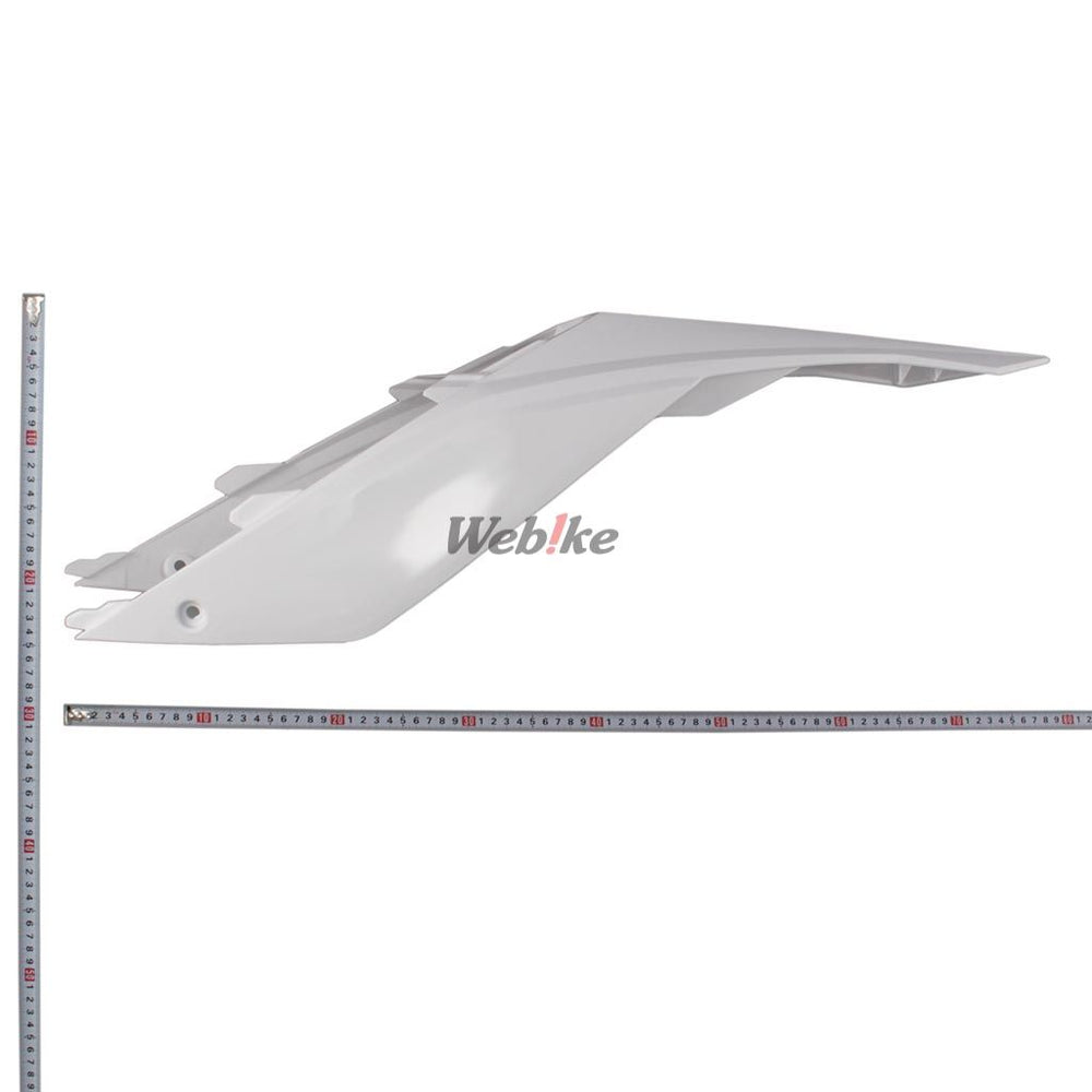 POLISPORT REAR FENDER W/SIDE PANELS WHITE | 8550800004