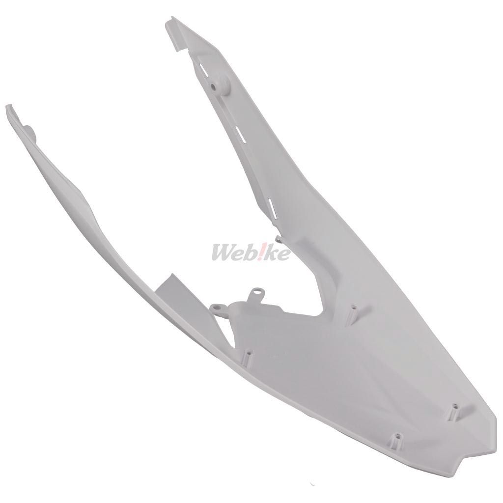 POLISPORT REAR FENDER AND SIDE PANELS WHITE | 8556000001