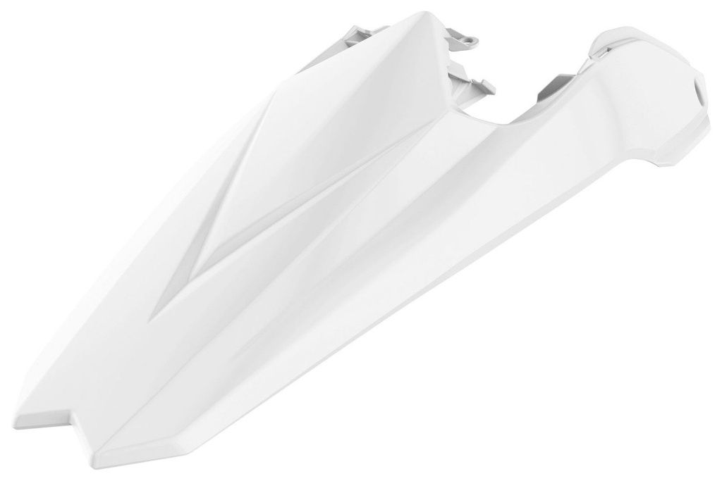 POLISPORT REAR FENDER AND SIDE PANELS WHITE | 8556000001