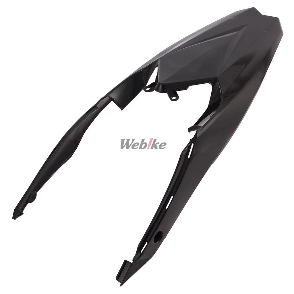 POLISPORT REAR FENDER AND SIDE PANELS BLACK | 8556000002