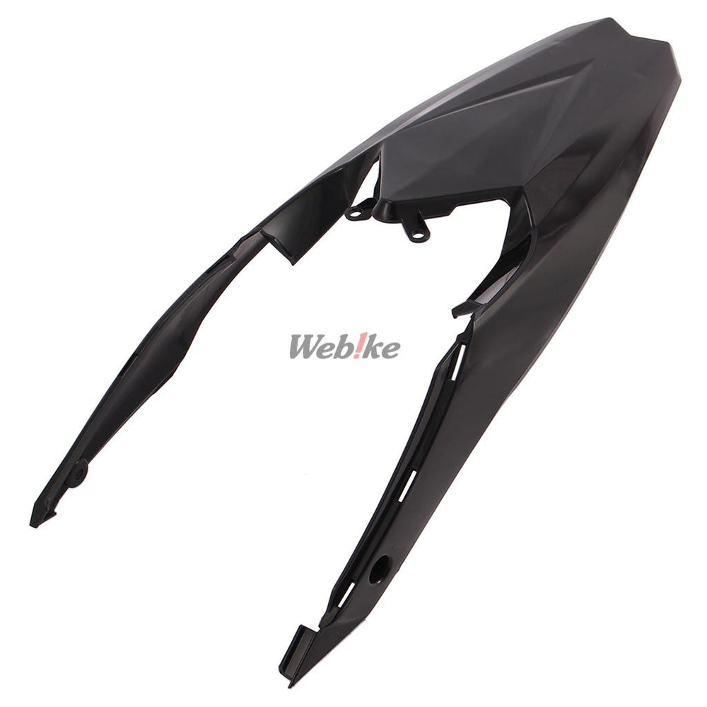 POLISPORT REAR FENDER AND SIDE PANELS BLACK | 8556000002