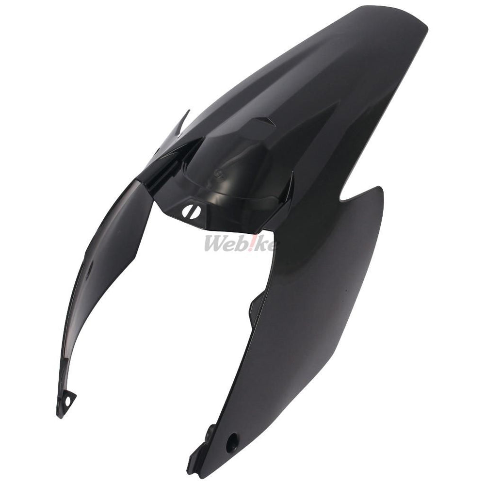 REAR FENDER AND SIDE PANELS, BLACK