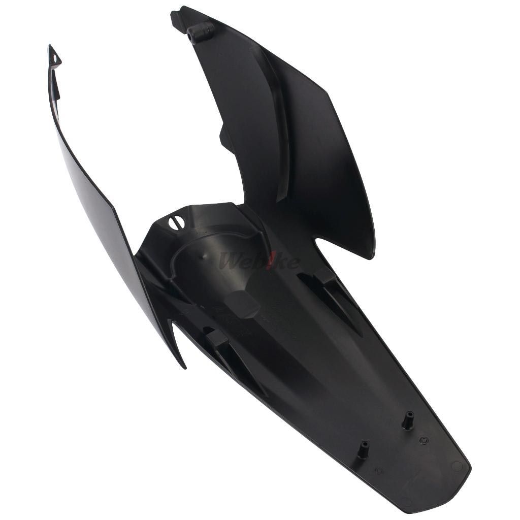 REAR FENDER AND SIDE PANELS, BLACK