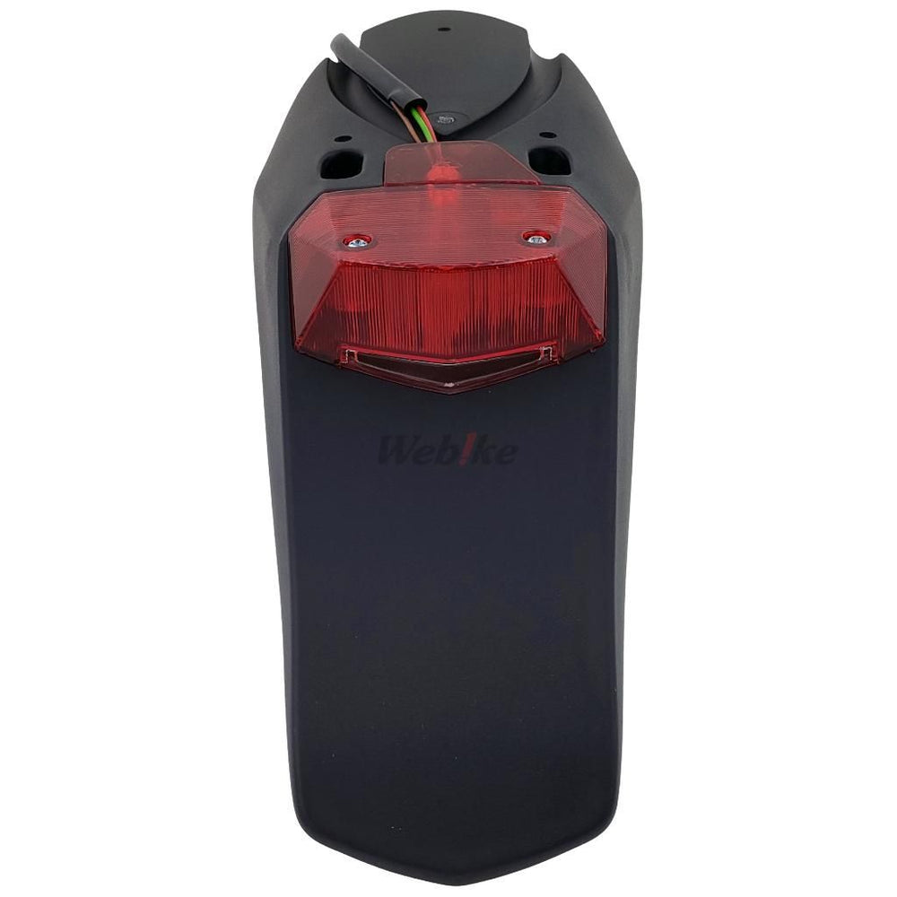 Spoiler for Rear Fender Non Homologated light, BLACK