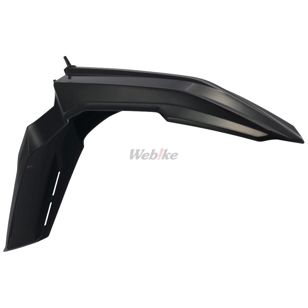 POLISPORT FENDER FRT RM RESTYLE BLK | 8576800002