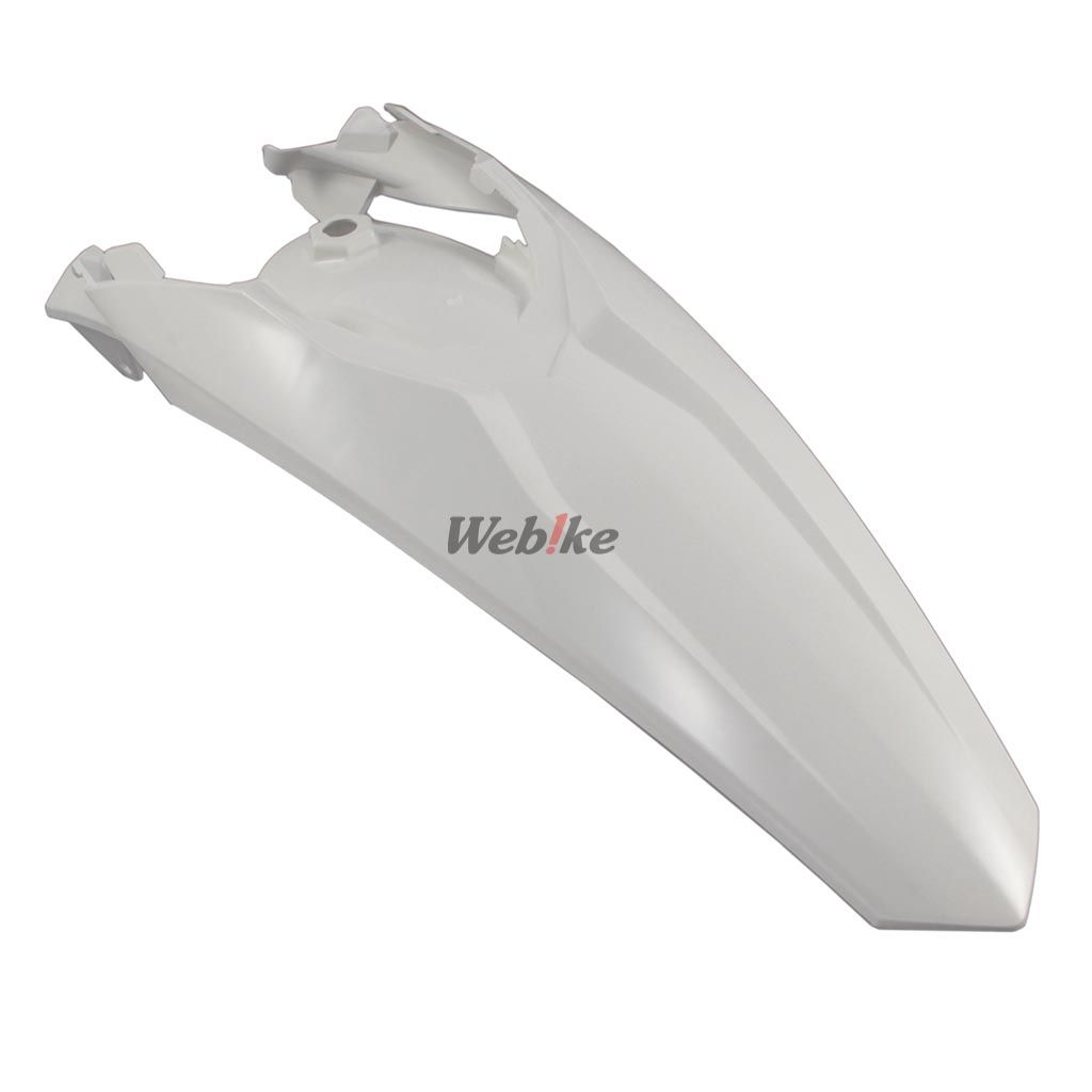 POLISPORT REAR FENDER WHITE | 8595400005