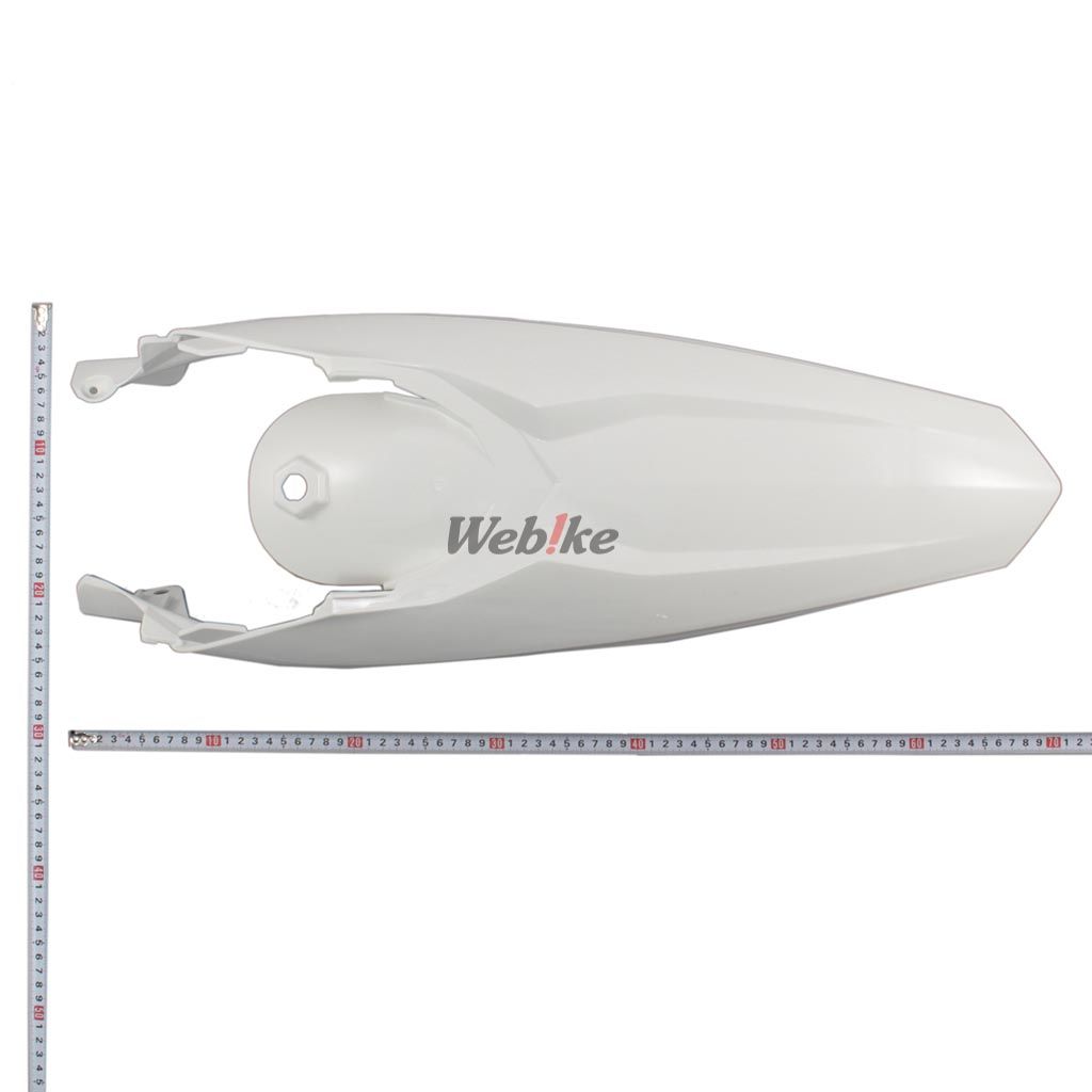 POLISPORT REAR FENDER WHITE | 8595400005