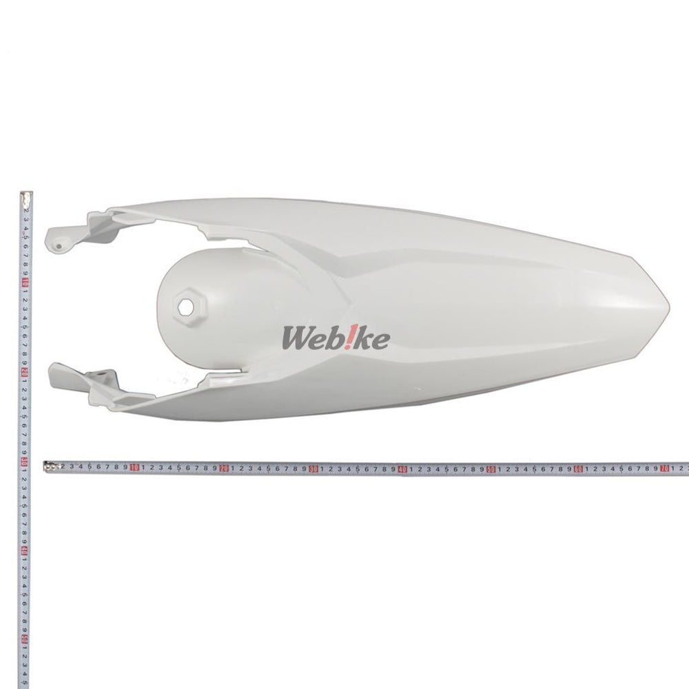 POLISPORT REAR FENDER WHITE | 8595400005