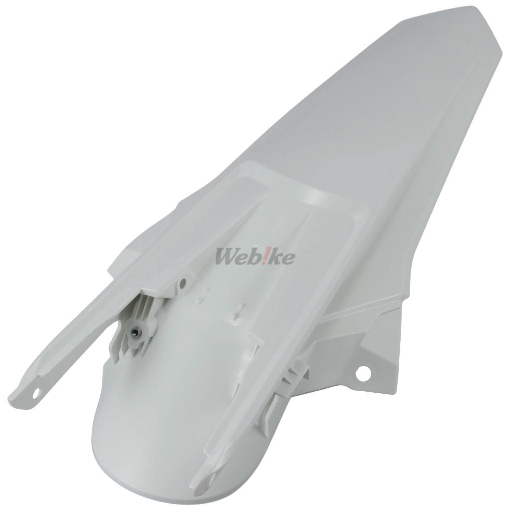 POLISPORT REAR FENDER WHITE | 8595500002
