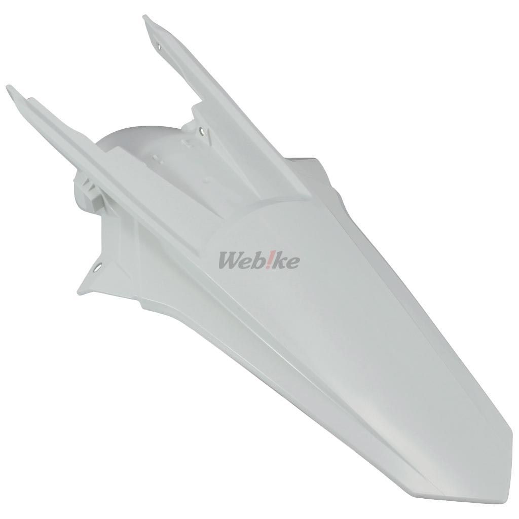 POLISPORT REAR FENDER WHITE | 8595500002