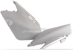 POLISPORT SIDE PANELS RM125/250 01-08 White | 8600400001