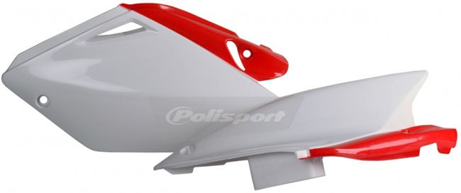 POLISPORT SIDE PANELS CRF250 04-05 White/Red | 8601800001
