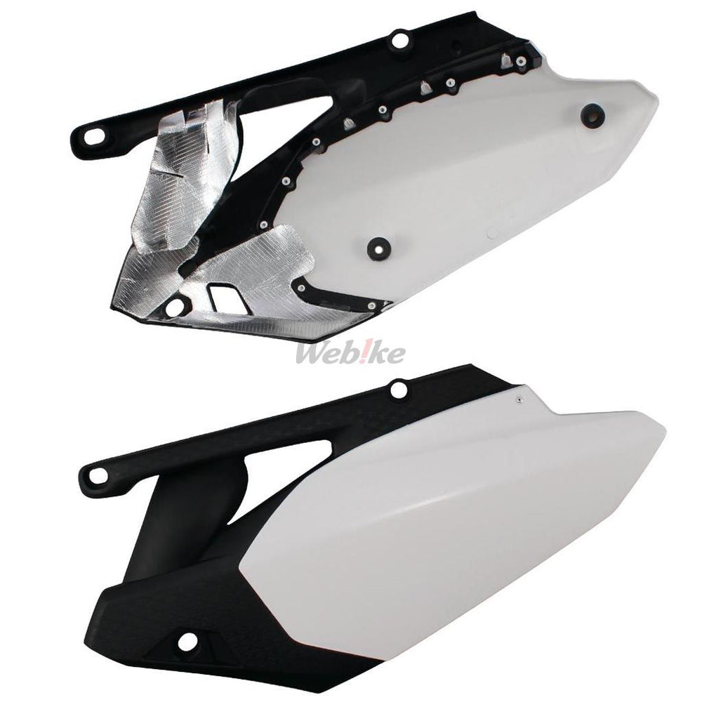 POLISPORT SIDE PANELS BLACK/WHITE | 8604400001