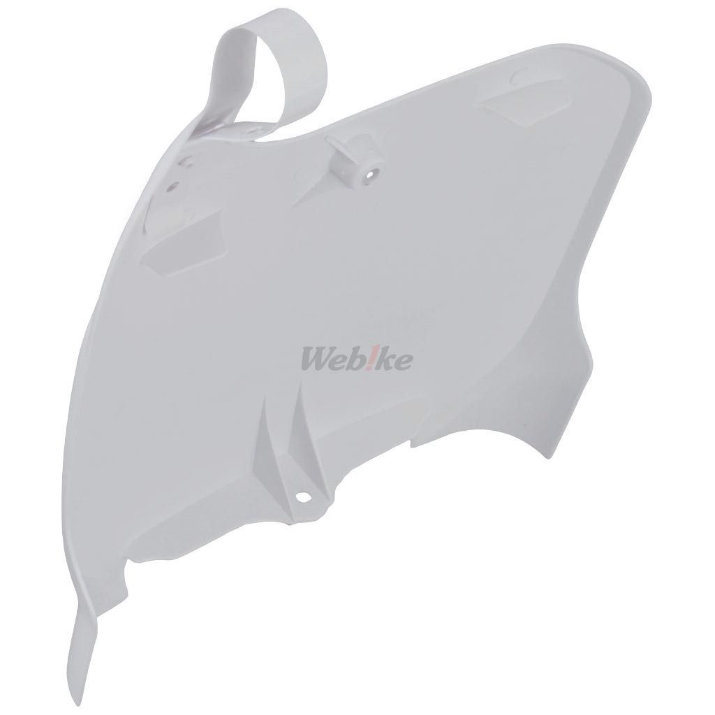 NUMBER PLATE, WHITE