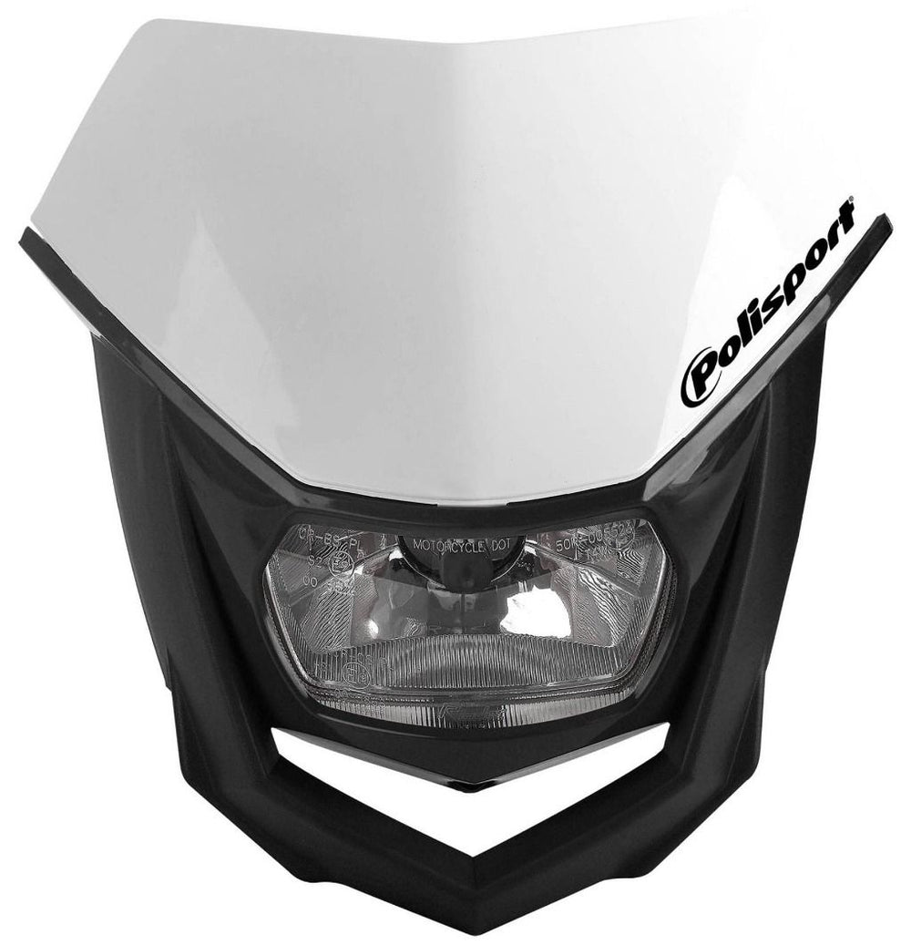 POLISPORT HALO HALOGEN HEADLIGHT APPROVED 12V/35/5W BLACK | 8657400001