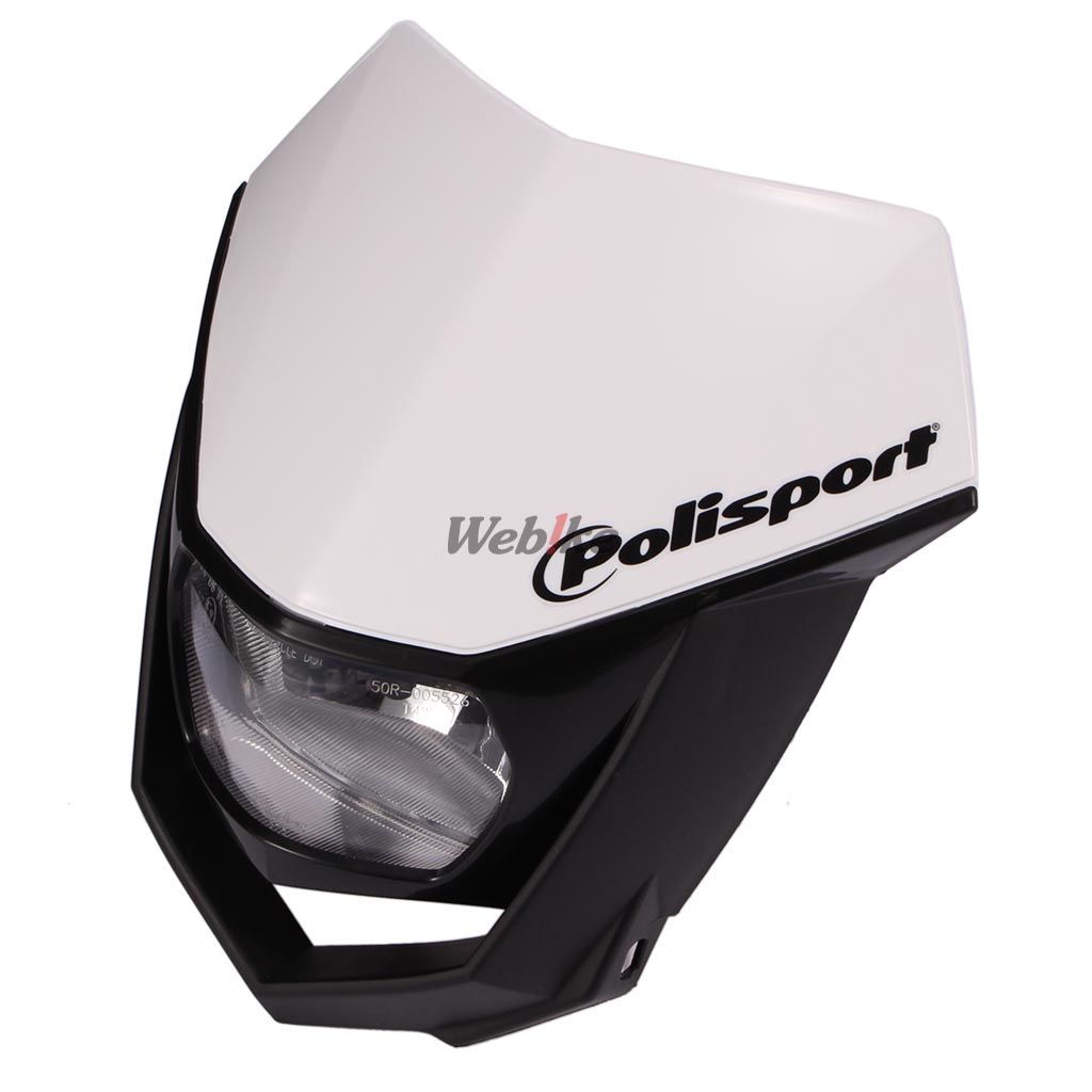 POLISPORT HALO HALOGEN HEADLIGHT APPROVED 12V/35/5W BLACK | 8657400001