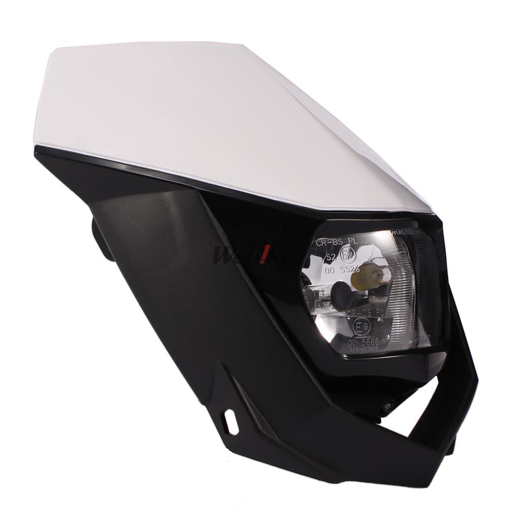 POLISPORT HALO HALOGEN HEADLIGHT APPROVED 12V/35/5W BLACK | 8657400001